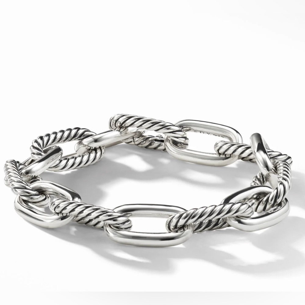 David Yurman Madison Chain Bracelet in sterling silver (size medium 11 mm)
